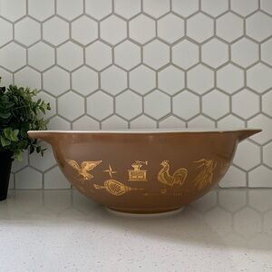 Pyrex‎ Vintage Americana Cinderella 4 Qt Large Mixing Bowl early American